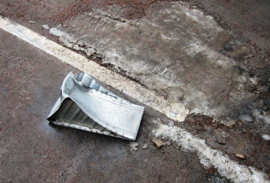 Chock Head, damaged aluminium Chock Head, damaged aluminium